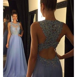 Open Back Prom Dress